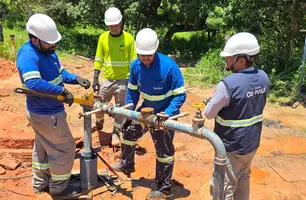 Águas do Piauí perfura novo poço e reforça abastecimento para 150 famílias em Corrente (Foto: Divulgação)