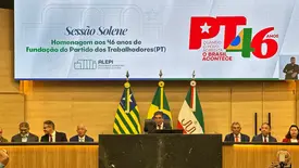 Alepi realiza sessão solene em homenagem aos 46 anos do Partido dos Trabalhadores (Foto: Conecta Piauí)