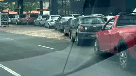 Alta da gasolina gera filas em posto da zona Sul de Teresina (Foto: Conecta Piauí)