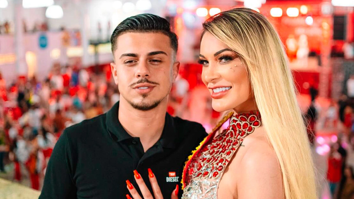Andressa Urach e seu marido Flávio Giglioli