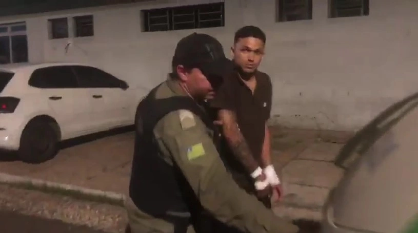Apontado como membro do Bonde dos 40 é preso após dar entrada baleado no HUT