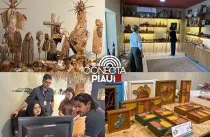 Arquitetos do CASACOR Piauí 2026 se encontram com artesãos no Centro de Teresina (Foto: Conecta Piauí / Peter Lopes)