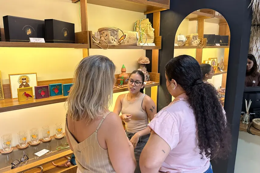 Arquitetos do CASACOR Piauí 2026 se encontram com artesãos no Centro de Teresina