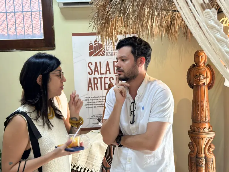 Arquitetos do CASACOR Piauí 2026 se encontram com artesãos no Centro de Teresina