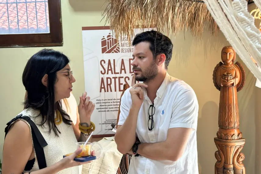 Arquitetos do CASACOR Piauí 2026 se encontram com artesãos no Centro de Teresina