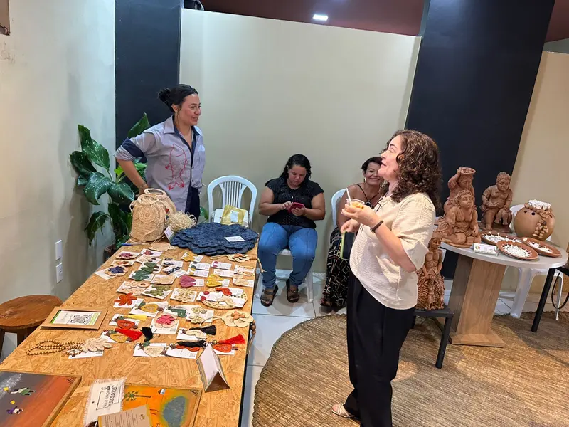 Arquitetos do CASACOR Piauí 2026 se encontram com artesãos no Centro de Teresina