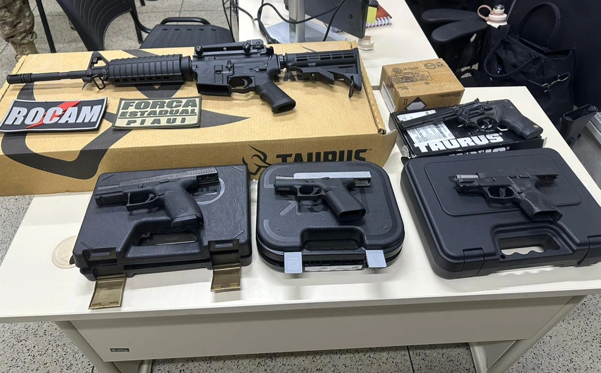 Arsenal de armas irregular é apreendido durante 'Operação Desarme' em Teresina