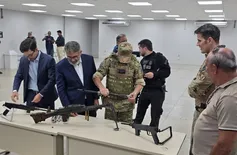 Arma apreendida em Teresina é espelhada em metralhadora da Segunda Guerra Mundial