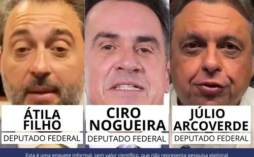 Átila Filho, Ciro Nogueira e Júlio Arcoverde