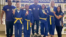 Atletas de Amarante conquistam quatro ouros na Copa Piauiense de Judô (Foto: Reprodução)