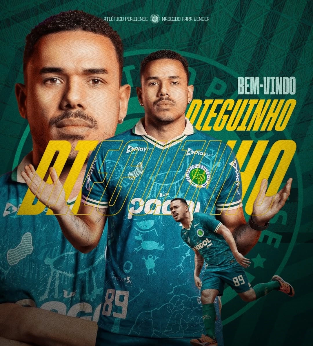Atlético Piauiense anuncia Dieguinho como reforço para temporada 2026