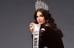 Atual Miss Universo Brasil faz doação simbólica ao Santuário de Aparecida (Foto: Reprodução/ CNN Brasil)