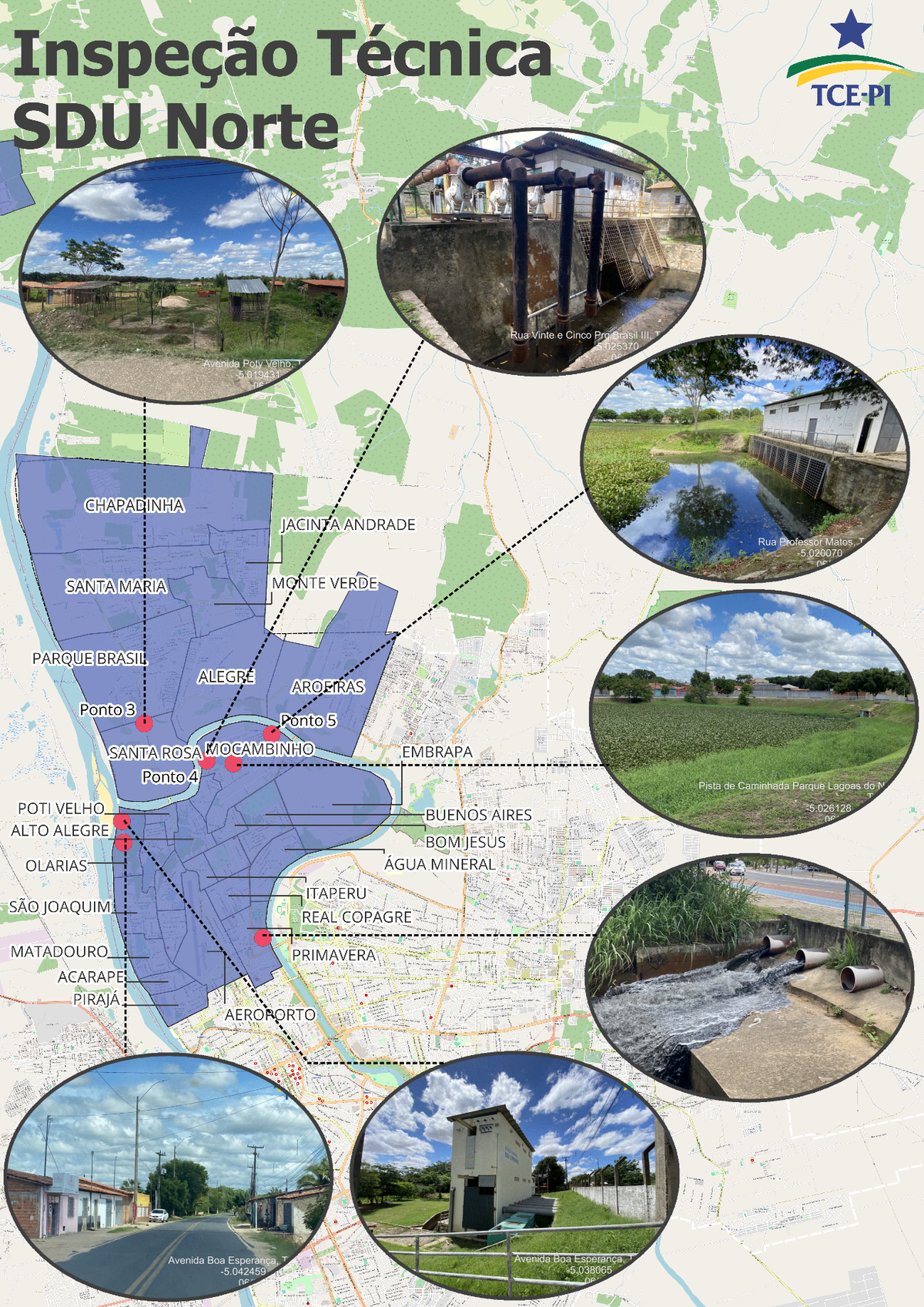 Auditoria mostra falhas na drenagem de Teresina e pede medidas contra alagamentos
