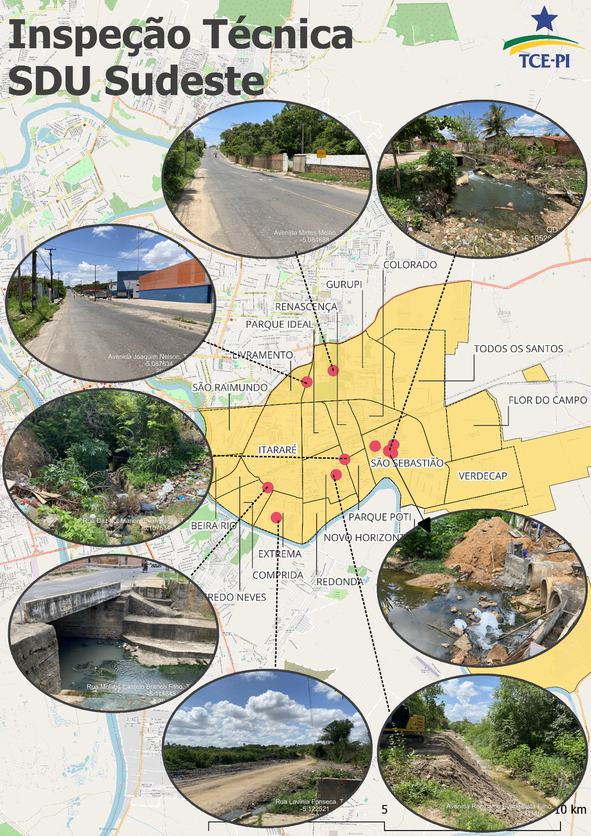 Auditoria mostra falhas na drenagem de Teresina e pede medidas contra alagamentos