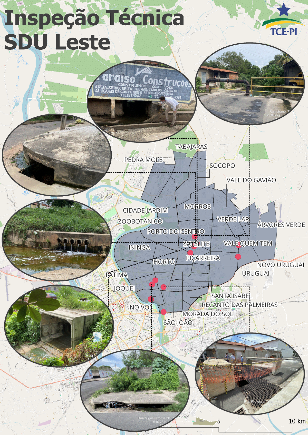 Auditoria mostra falhas na drenagem de Teresina e pede medidas contra alagamentos