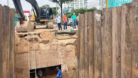 Av. Jóquei Clube segue interditada e sem previsão de reabertura após erosão (Foto: Reprodução)