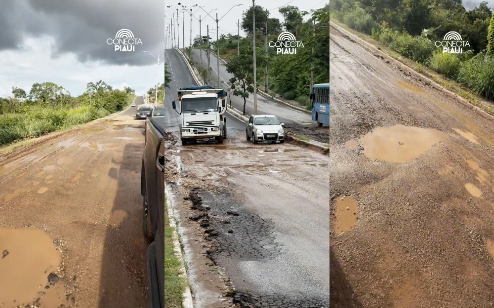 Avenida José Soares vira alvo de queixas por buracos e crimes no bairro Angelim