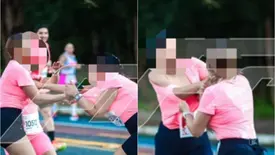 Barraco na corrida! Briga entre esposa e suposta amante marca corrida em Teresina (Foto: Reprodução/ FalaTu Teresina)