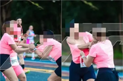 Barraco na corrida! Briga entre esposa e suposta amante marca corrida em Teresina