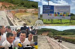 Barragem Nova Algodões avança em Cocais e garante segurança hídrica no Piauí (Foto: Conecta Piauí)