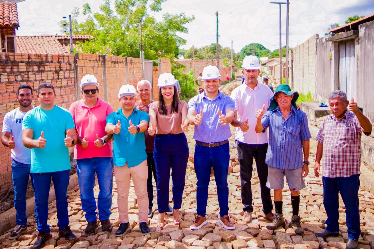 Base de Pedro Gomes garante 70 mil m² de calçamento em José de Freitas