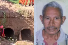 Bombeiros buscam homem sugado por bueiro após ser arrastado pela chuva em Teresina