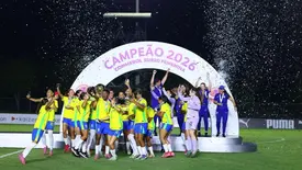 Brasil conquista o 11º título Sul-Americano Sub-20 feminino com vitória por 2 a 0 (Foto: Staff Images Woman / CBF)
