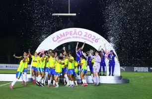 Brasil conquista o 11º título Sul-Americano Sub-20 feminino com vitória por 2 a 0 (Foto: Staff Images Woman / CBF)