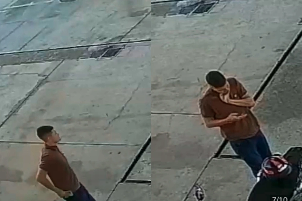 Câmera flagra motorista em posto após atropelar e matar vigilante na BR-343