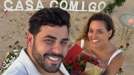 Cantora Yara Tchê fica noiva durante viagem com o namorado Henrique Costa (Foto: Instagram)