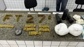 Carga de cocaína avaliada em R$ 50 mil é apreendida e dupla é presa em Parnaíba (Foto: Divulgação)