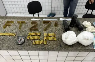 Carga de cocaína avaliada em R$ 50 mil é apreendida e dupla é presa em Parnaíba (Foto: Divulgação)
