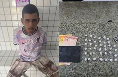 'Macarrão' é preso com crack durante abordagem da polícia em Parnaíba
