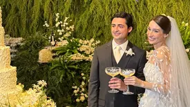 Cenas do linda casamento dos apaixonados Amanda Andrade e Assis Fortes Rebêlo (Foto: Instagram)