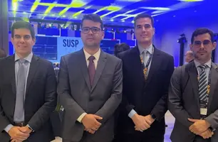 Chico Lucas, Matheus Zanatta, Francírio Queiroz e Yan Brayner durante evento iLAB (Foto: Instagram)