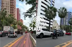 Ciclistas e corredores denunciam risco de atropelamento na avenida Marechal (Foto: Reprodução)