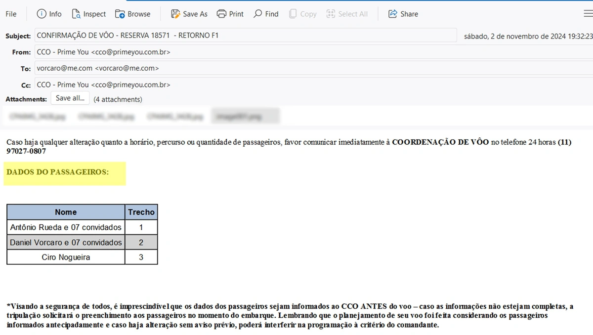 Ciro Nogueira, 'grande amigo' de Vorcaro, andou de helicóptero com banqueiro preso