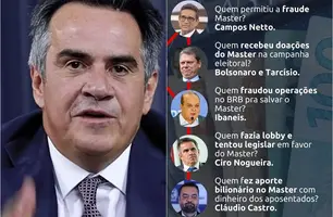 Ciro Nogueira, o 'grande amigo' de Vorcaro, está no centro do escândalo Master (Foto: Reprodução)