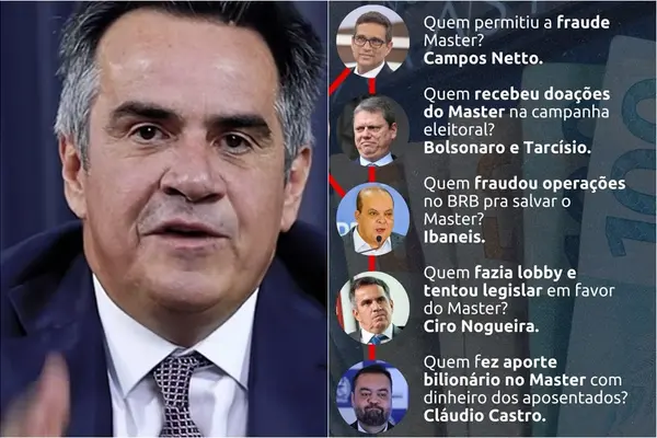 Ciro Nogueira, o 'grande amigo' de Vorcaro, está no centro do escândalo Master