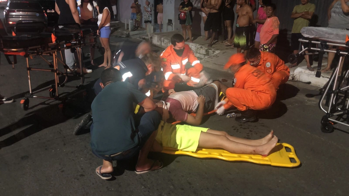 Colisão deixa casal gravemente ferido na zona Norte de Teresina