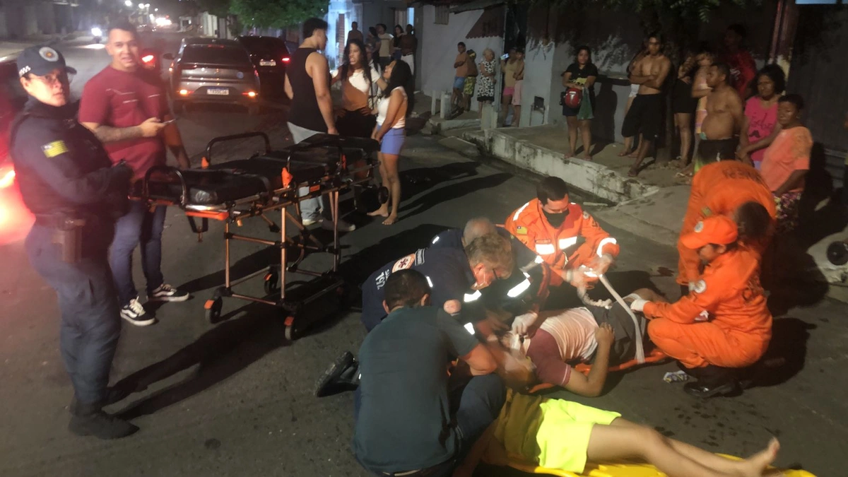 Colisão deixa casal gravemente ferido na zona Norte de Teresina