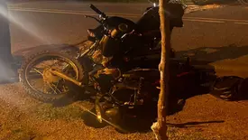 Colisão entre motos deixa dois feridos na Nilo Oliveira, em Campo Maior (Foto: Conecta Piauí)