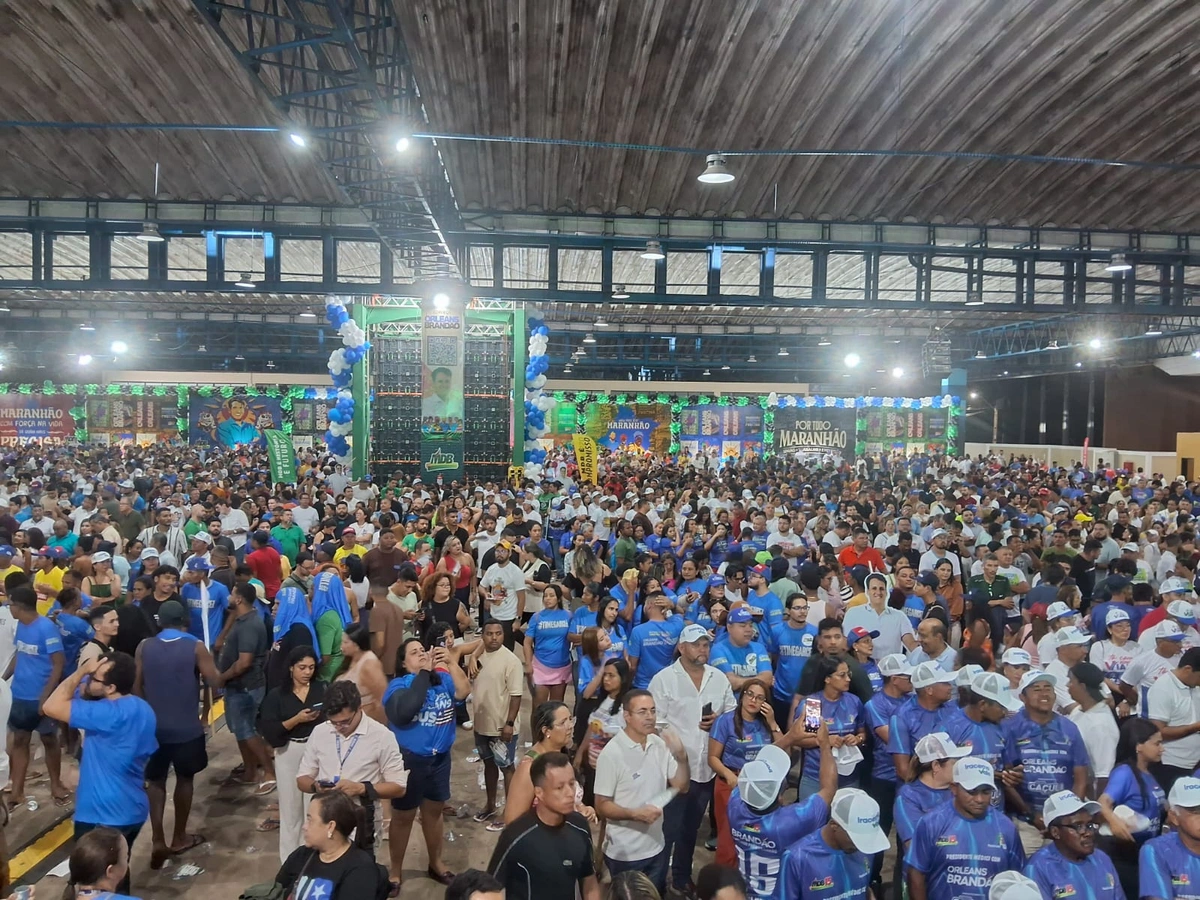 Com 40 mil pessoas, Orleans Brandão lança pré-candidatura ao governo do Maranhão