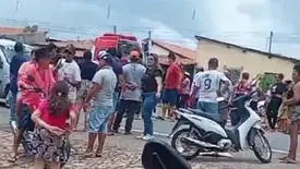 Comerciante aposentada fica gravemente ferida após atropelamento em Fronteiras (Foto: Reprodução)