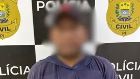 Condenado a 24 anos por estuprar prima de 13 anos é preso na zona Sul de Teresina (Foto: Divulgação/Polícia Civil)