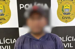 Condenado a 24 anos por estuprar prima de 13 anos é preso na zona Sul de Teresina (Foto: Divulgação/Polícia Civil)