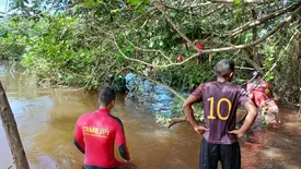 Corpo de Bombeiros localiza corpo de homem desaparecido após dois dias de buscas no sul do Piauí (Foto: Reprodução/ Corpo de Bombeiro do Piauí)