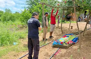 Corpo de pescador que estava desaparecido é encontrado em barragem no Piauí (Foto: Cidades na Net)