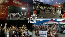 Corredores lotam Etapa Outono na abertura do Circuito das Estações em Teresina (Foto: Conecta Piauí)