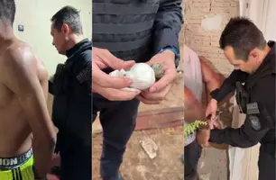 Criminoso de Goiás e outras duas pessoas são presos com drogas em Bertolínia (Foto: Divulgação/SSP-PI)